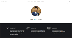 Desktop Screenshot of benalexkeen.com